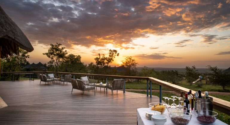 Mara Mara Tented Lodge Deck Dining