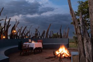 Mara Mara Tented Lodge Fireplace