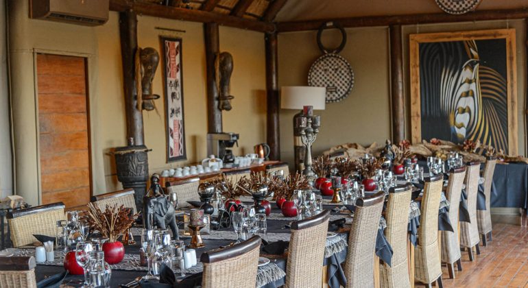Amakhala Bush Lodge Dining