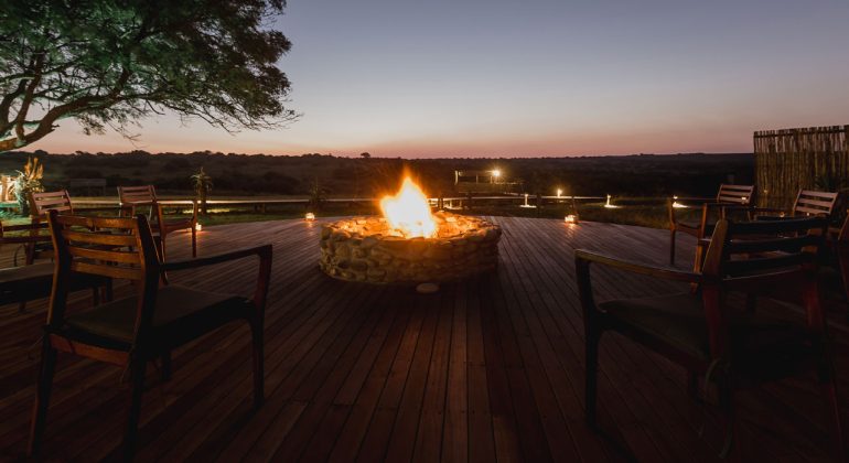 Amakhala Hlosi Game Lodge Deck