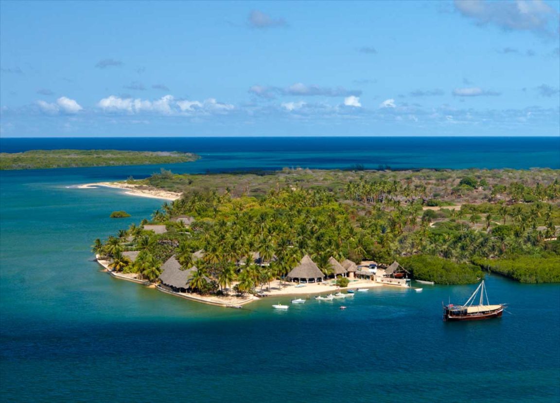 Manda Bay Aerial View