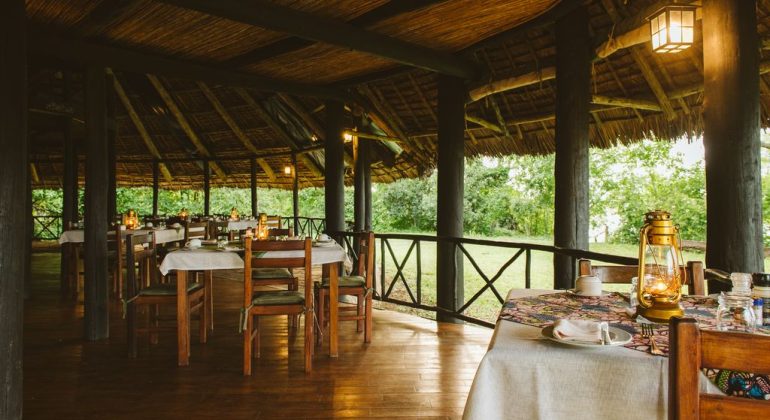 Rufiji River Camp Dining