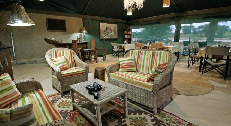 Tarangire View Camp Sitting Area
