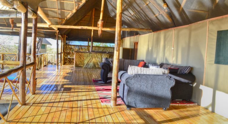 Camp Linyanti Sitting Area