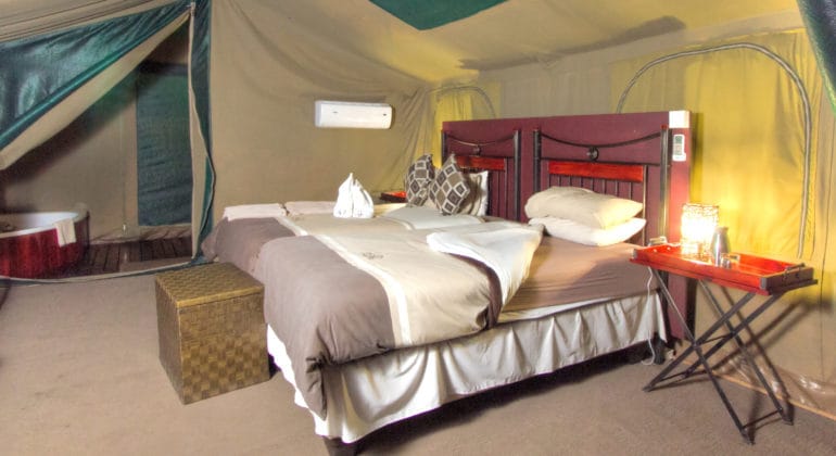 Camp Savuti Tent Interior