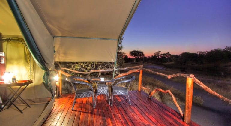 Camp Savuti Tent Verandah