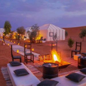 Erg Chebbi Camp Outdoor Sitting