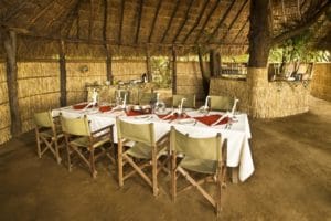 Island Bush Camp Dining