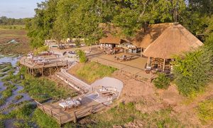 Kafunta River Lodge Aerial View