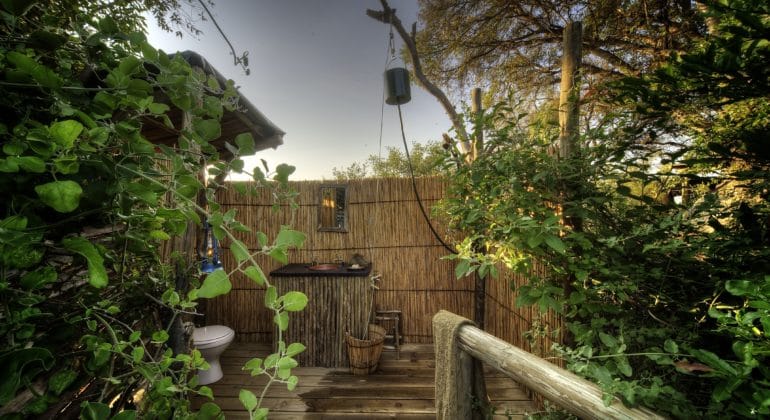 Oddballs' Enclave Outdoor Bathroom