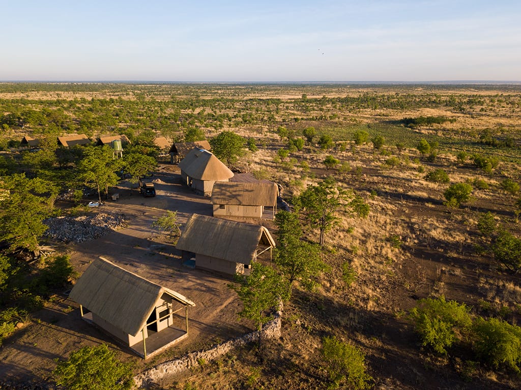 Deka Camp Aerial View