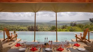 Elewana Loisaba Lodo Springs Poolside Dining