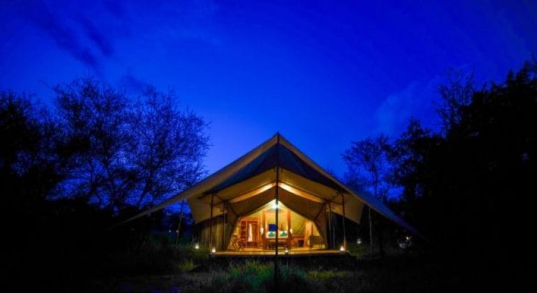 Asanja Grumeti Camp Tent View