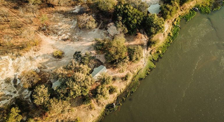 Sapi Explorers Camp Aerial View