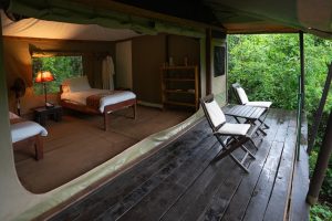 Rhino River Camp Tent Deck