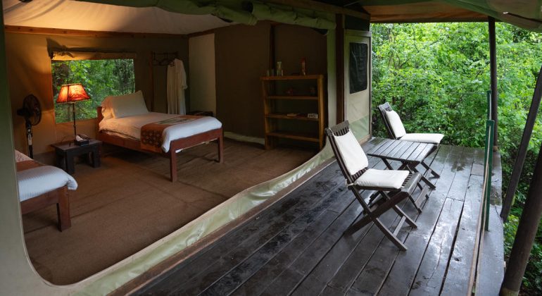 Rhino River Camp Tent Deck