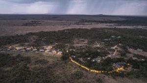Entim Private Camp Aerial View