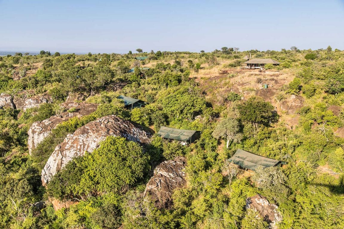 Siruai Expedition Camp Aerial View