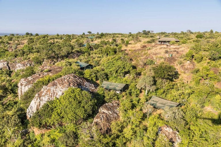Siruai Expedition Camp Aerial View