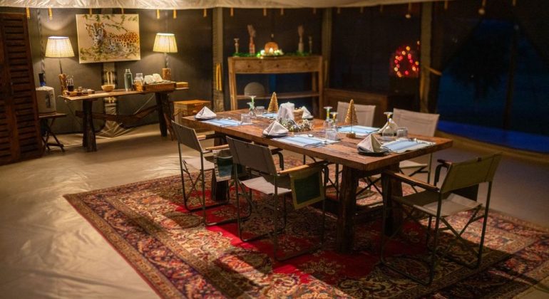 Offbeat Ndoto Camp Dining