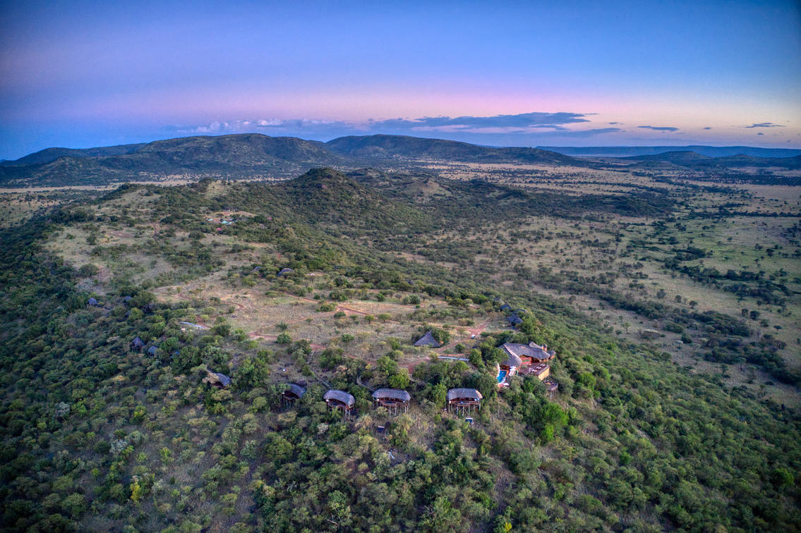 Mbali Mbali Soroi Serengeti Lodge Aerial View