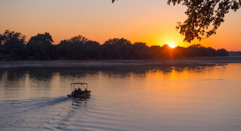 Boating In River