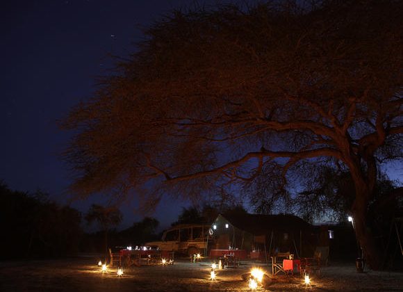 Camp View At Night