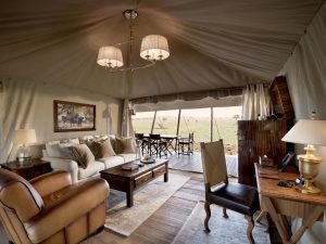 One Nature Tent Sitting Area