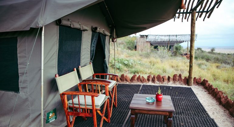 Soroi Cheetah Tented Camp Tent Exterior