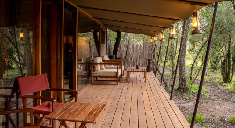 Soroi Luxury Migration Camp Tent Deck