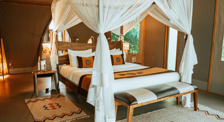 Soroi Luxury Migration Camp Tent Interior