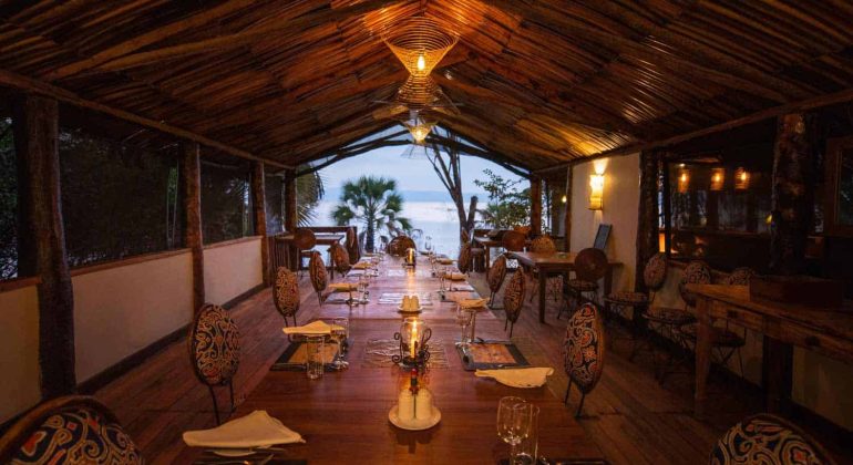 Kisima Ngeda Camp Dining