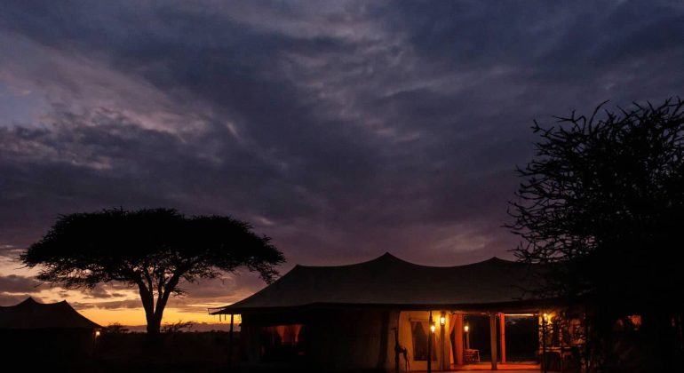 Olmara Camp Tent At Night