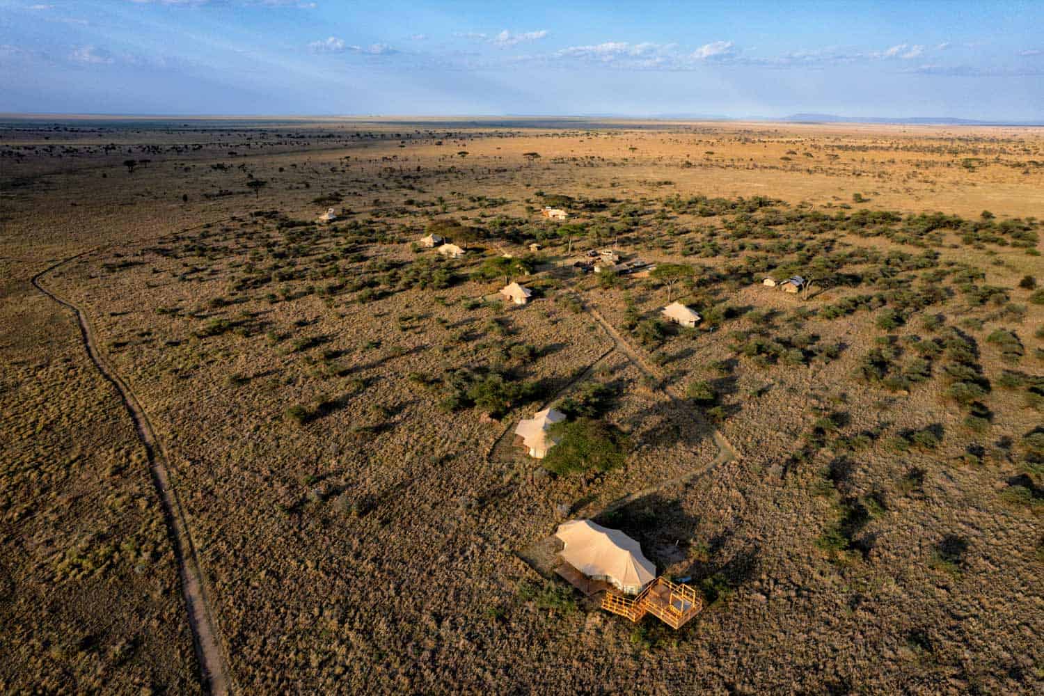 Olmara Camp Aerial View