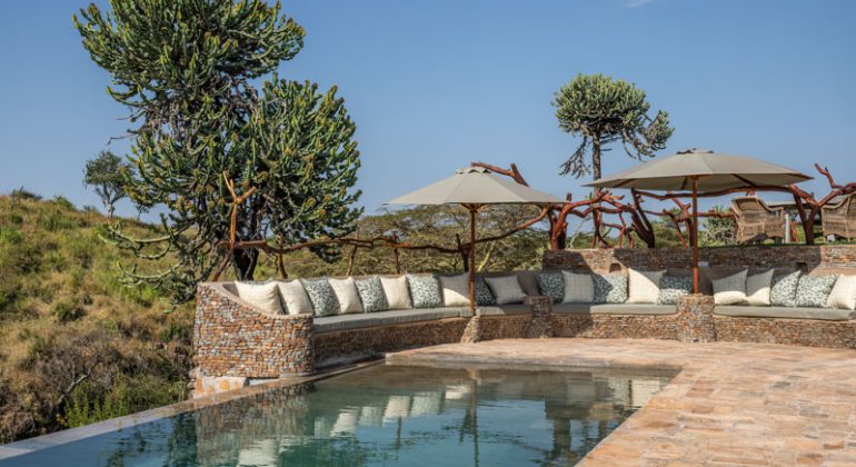 Lewa Private Wilderness Pool Area