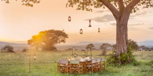 Melia Serengeti Lodge Bush Dining