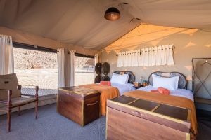 Camp Sossus Tent Interior