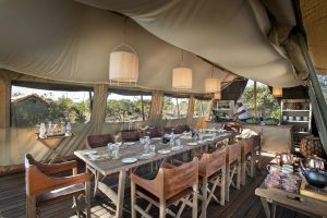 Linyanti Expeditions Dining