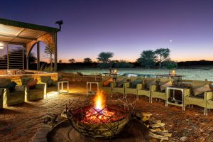 Okonjima Plains Camp Campfire