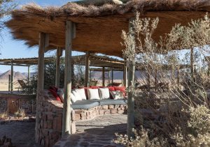 Desert Homestead Lodge Outside Lounge Area
