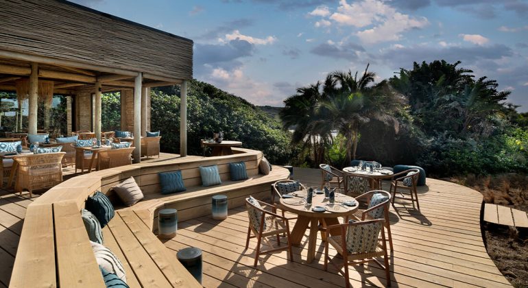 Gwegwe Beach Lodge Deck