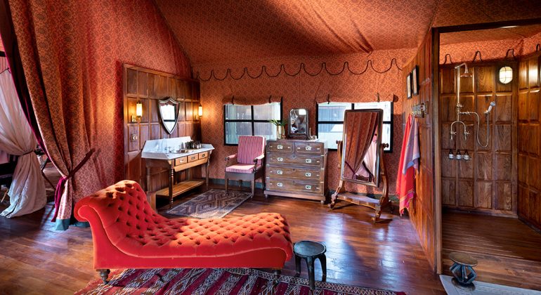 Jack's Private Camp Bathroom