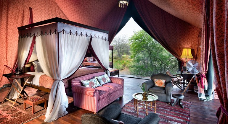 Jack's Private Camp Tent Interior