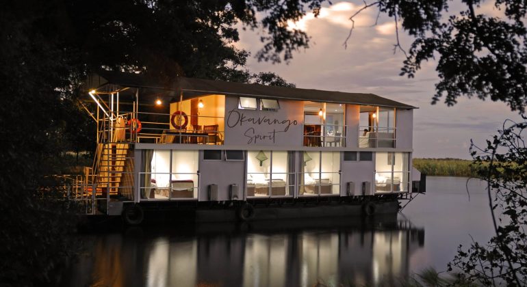 Okavango Spirit Houseboat View