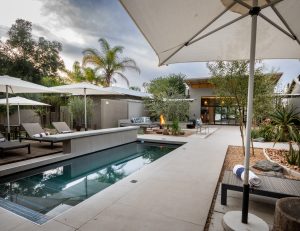 The Elegant Guesthouse Pool Area