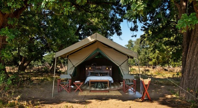 Mana River Camp Tent View