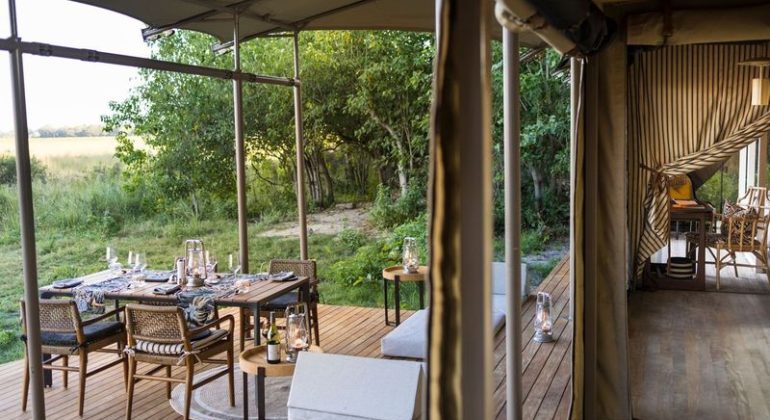 Monachira Camp Dining
