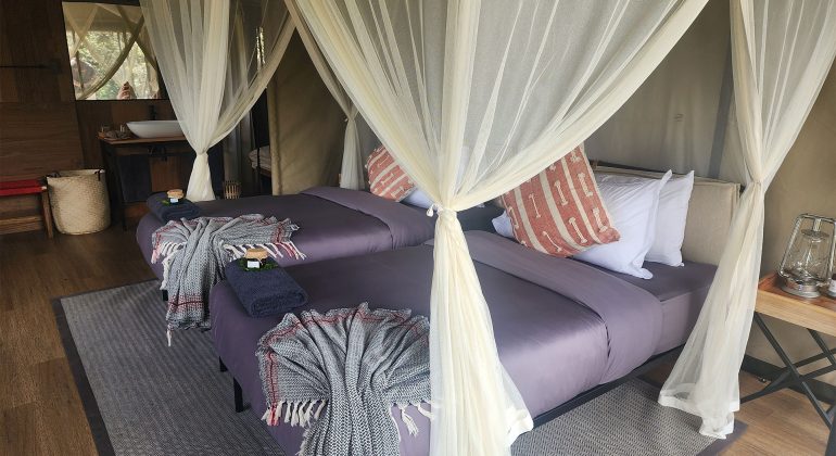 Liuwa Camp Tent Interior