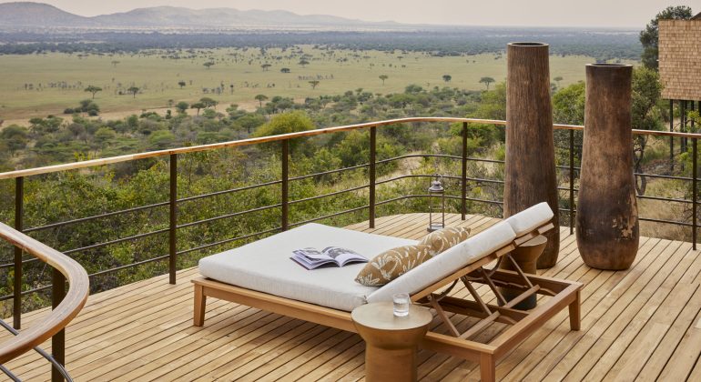 Laba Grumeti Art Lodge Deck Viewing