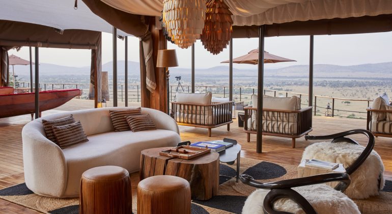 Laba Grumeti Art Lodge Lounge